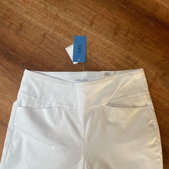 NWT J McLaughlin Romilly pants white size 4 UPF athletic athleisure stretch - Picture 4 of 11